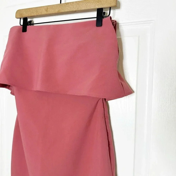 LIKELY Size 0 Revolve Driggs Mauve Strapless Thicker Weight Midi Dress - Picture 3 of 7